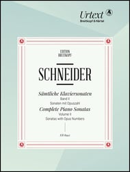 Complete Piano Sonatas, Vol. 2 piano sheet music cover